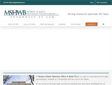 Tablet Screenshot of mshwlaw.com